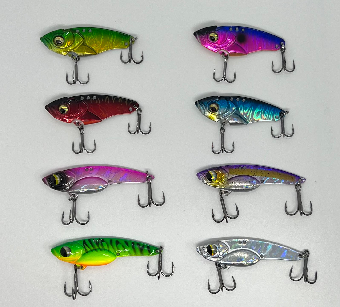 RTF Raider Blade Bait 3/4oz Kit (8ct Blade Baits + Tackle Box)