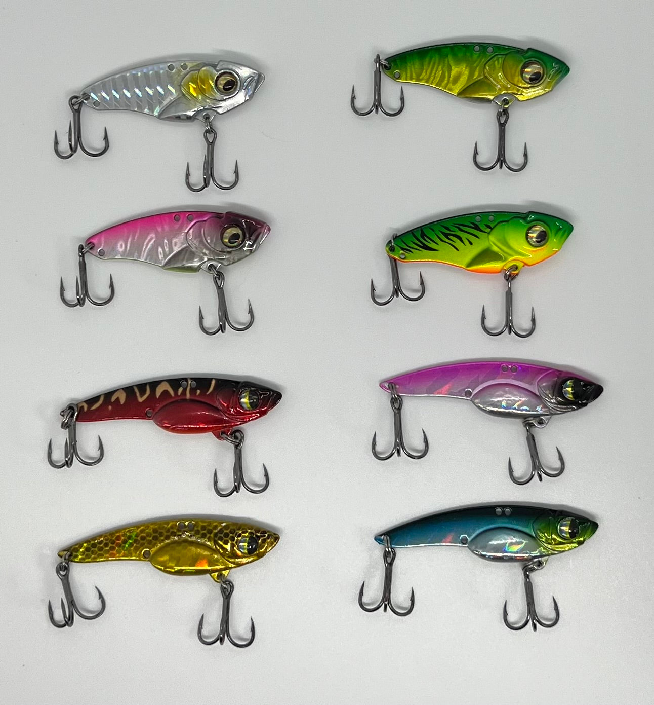 RTF Raider Blade Bait 1/2oz Kit (8ct Blade Baits + Tackle Box)