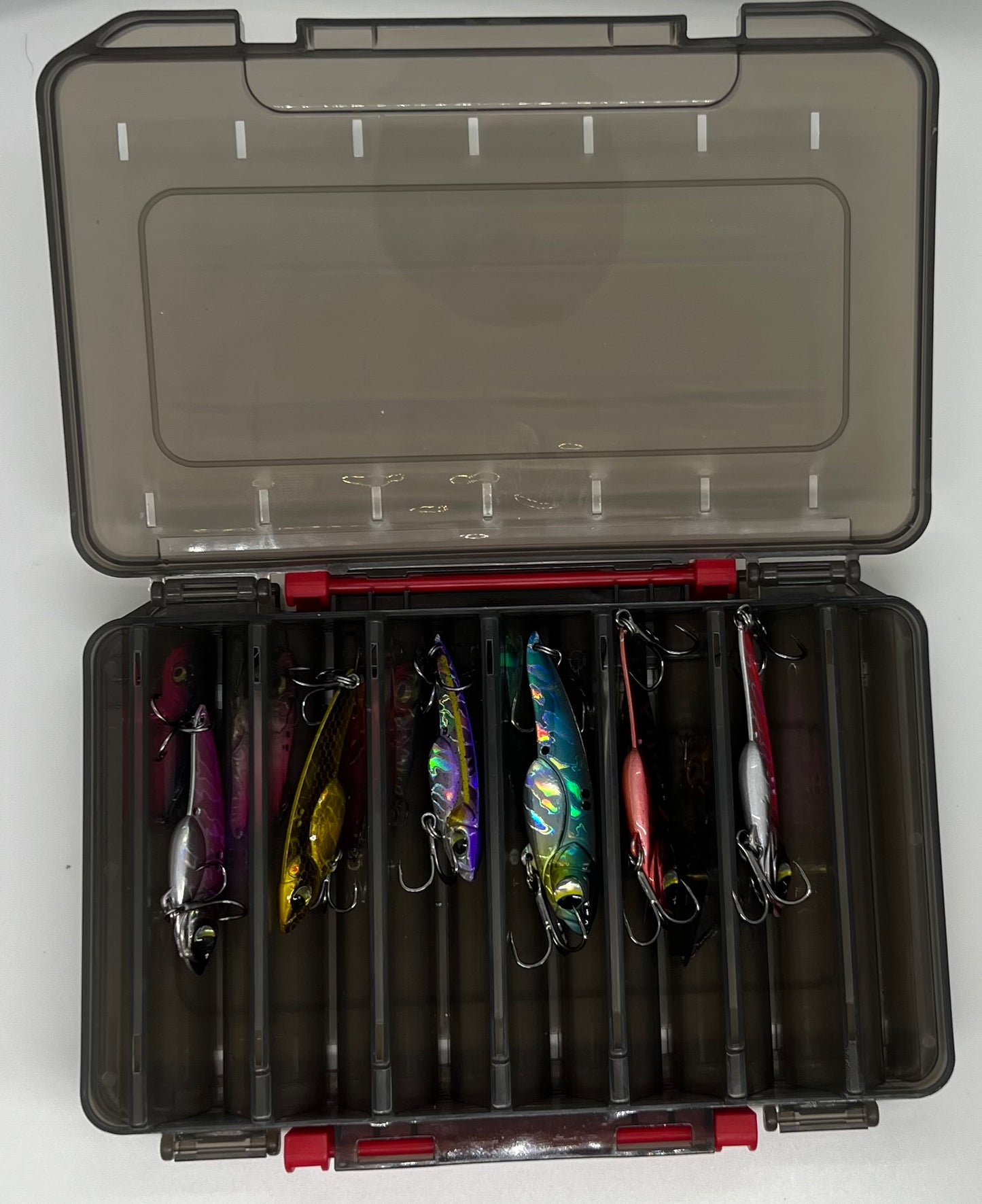 RTF Raider Blade Bait Kitchen Sink Kit (12ct Blade Baits + Tackle Box)