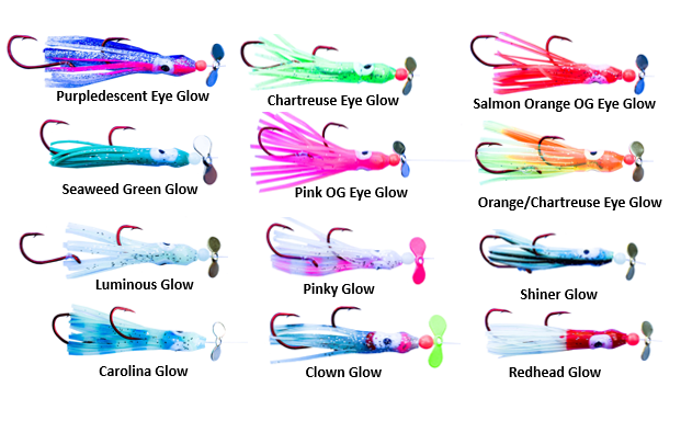 RTF Dakota Dodgers + Hoochie Rigs: 23PCS Kokanee Kit