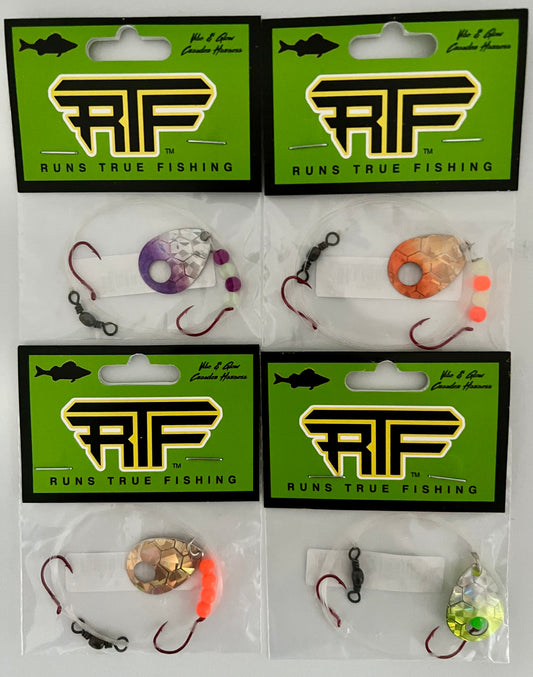 RTF Spin N Float Slow Death Glow Rig - Handcrafted in USA – Runs