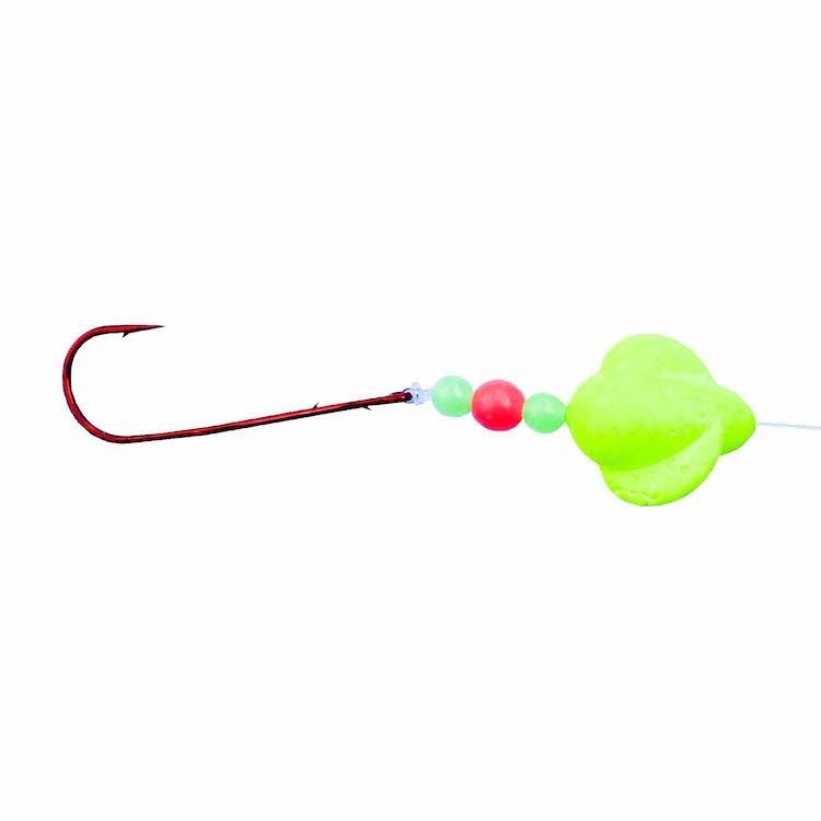 RTF Spin N Float Slow Death Glow Rig - Handcrafted in USA – Runs True  Fishing