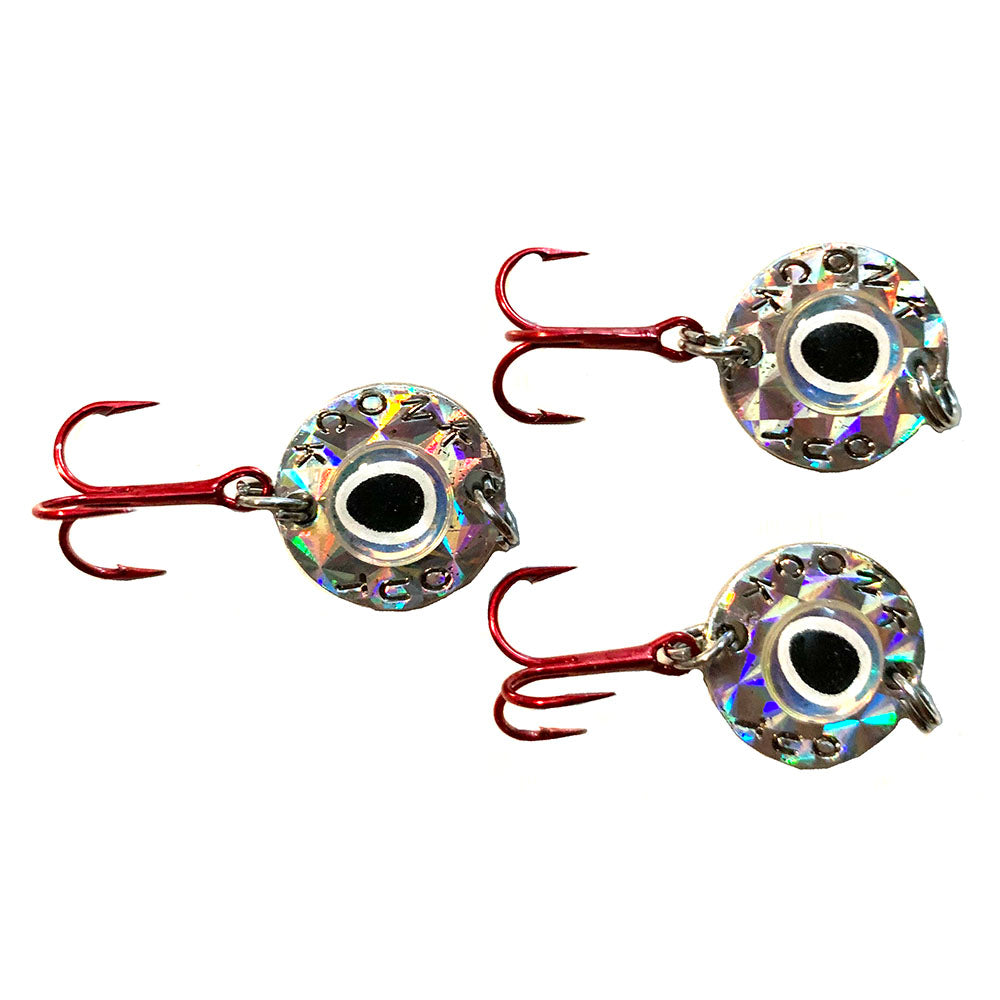 eyeball fishing lures RTF Knock Out Eye Ice Fishing Spoon